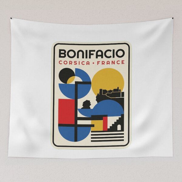 Artikelvorschau, Retro Bonifacio Bauhaus Geometrische Skyline entworfen und verkauft von k3rstman1.