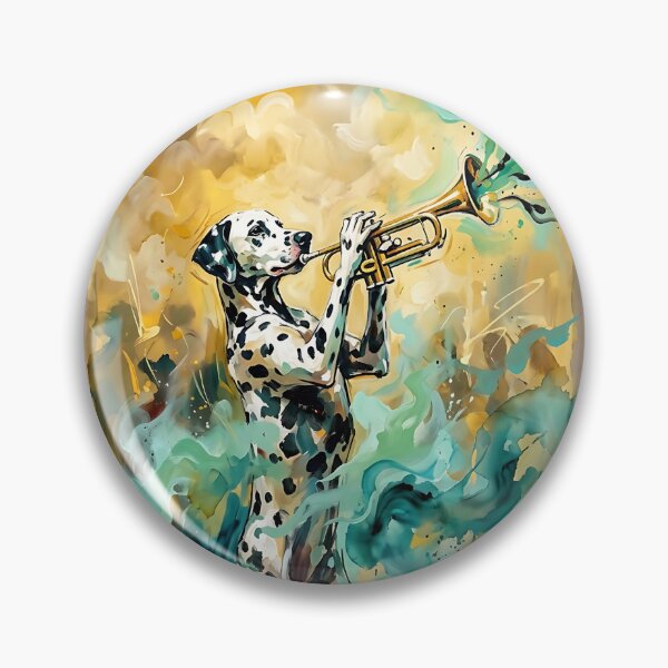 Item preview, Dalmatian Jazz Trumpet designed and sold by PictoVibe.