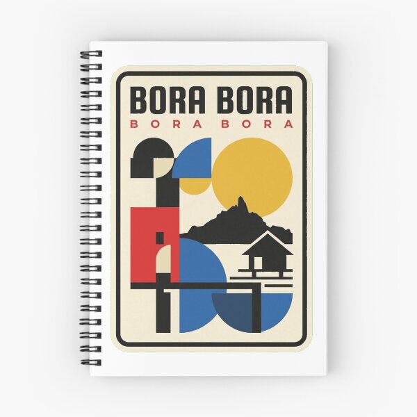 Item preview, Retro Bora Bora Bauhaus Geometric Skyline designed and sold by k3rstman1.