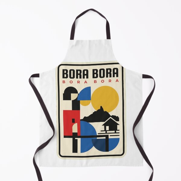 Item preview, Retro Bora Bora Bauhaus Geometric Skyline designed and sold by k3rstman1.