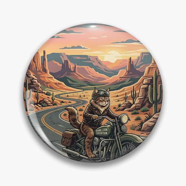 Item preview, Maine Coon Motorcycle designed and sold by PictoVibe.