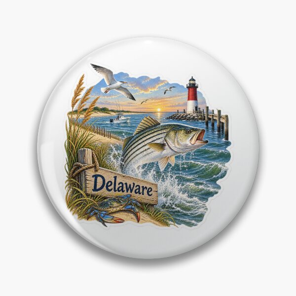 Item preview, Delaware Hunting & Fishing designed and sold by Whimspired By Paxx.