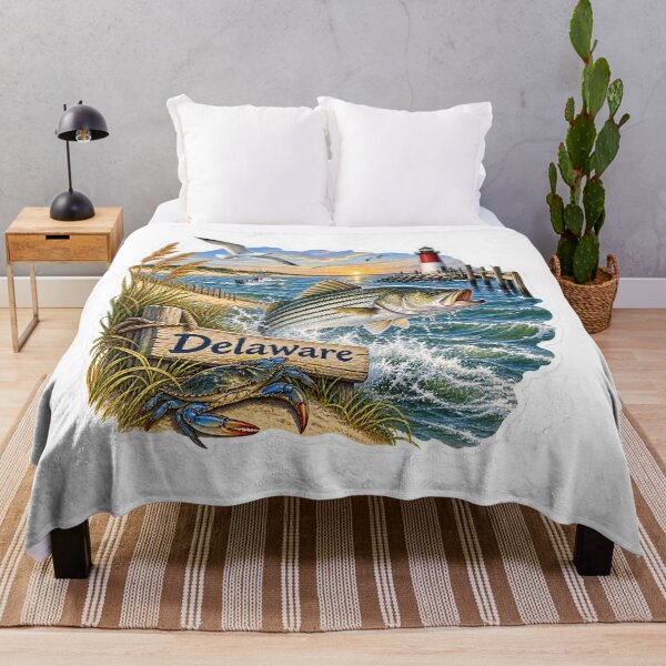 Item preview, Delaware Hunting & Fishing designed and sold by Whimspired By Paxx.