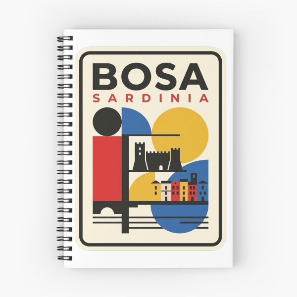 Item preview, Retro Bosa Bauhaus Geometric Skyline designed and sold by k3rstman1.