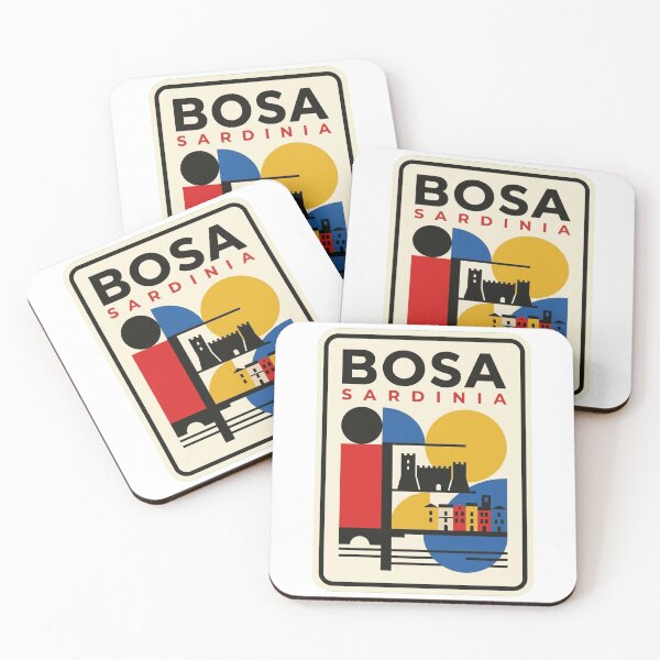 Item preview, Retro Bosa Bauhaus Geometric Skyline designed and sold by k3rstman1.