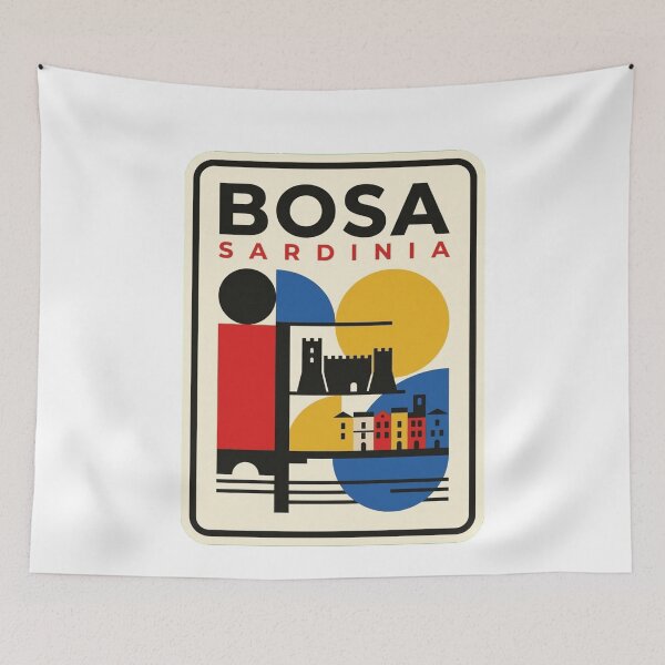 Item preview, Retro Bosa Bauhaus Geometric Skyline designed and sold by k3rstman1.