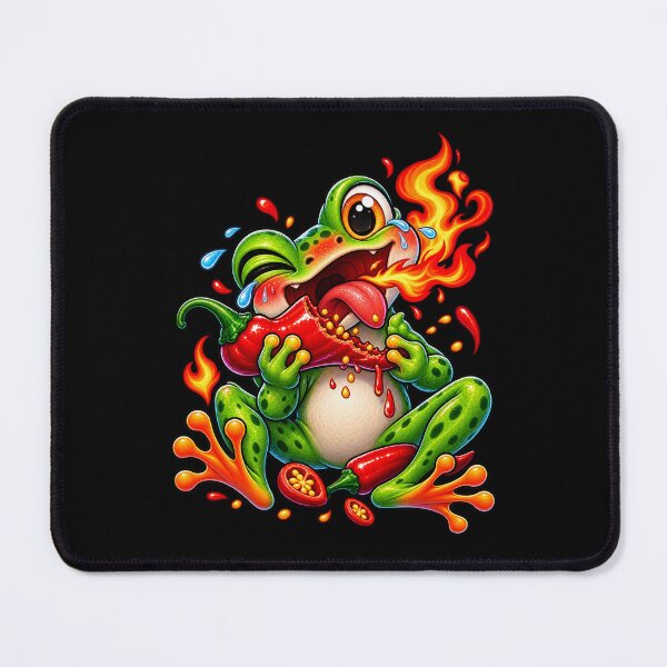 Item preview, Funny Frog Eating Hot Pepper designed and sold by JKDJ.