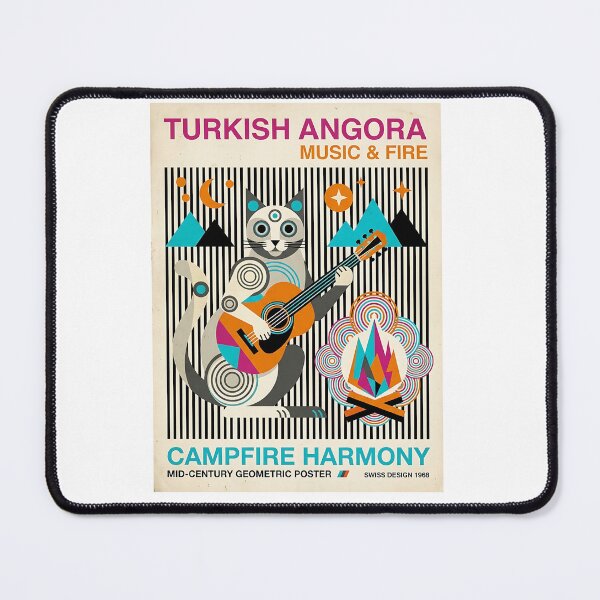Item preview, Turkish Angora Guitarist designed and sold by PictoVibe.