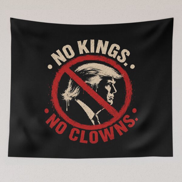 Item preview, Canadian/ US Anti-Trump Pride – No Kings No clowns designed and sold by TEEJAMBOREE.