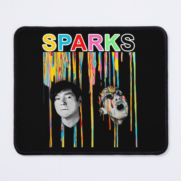 Item preview, Sparks Band Ron and Russell Mael Paint Drip Graphic designed and sold by RakeshPatelArt.