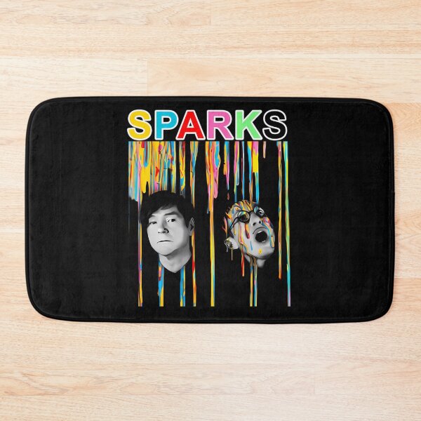 Item preview, Sparks Band Ron and Russell Mael Paint Drip Graphic designed and sold by RakeshPatelArt.