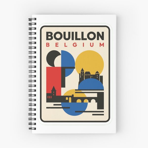 Item preview, Retro Bouillon Bauhaus Geometric Skyline designed and sold by k3rstman1.