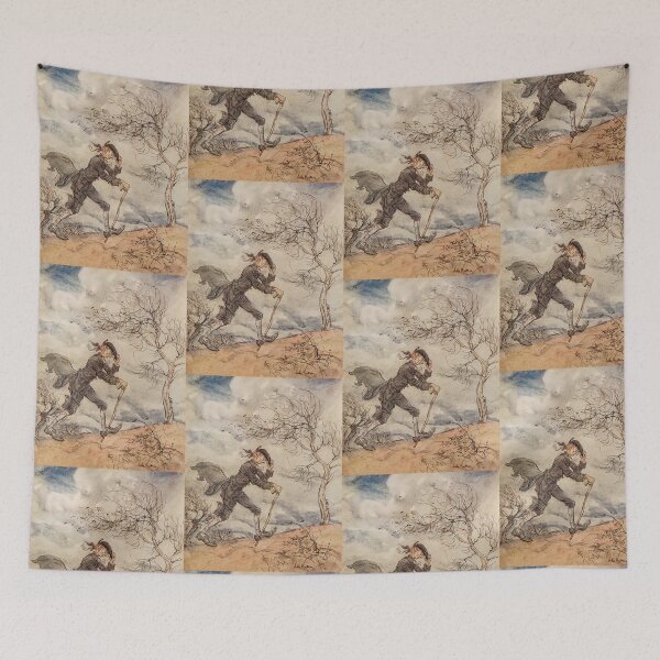 Item preview, Ichabod Crance - Arthur Rackham from Sleepy Hollow designed and sold by Vintage Designs +.