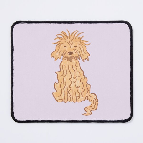 Item preview, Cute drawing of a shaggy dog designed and sold by SaryandSaff.