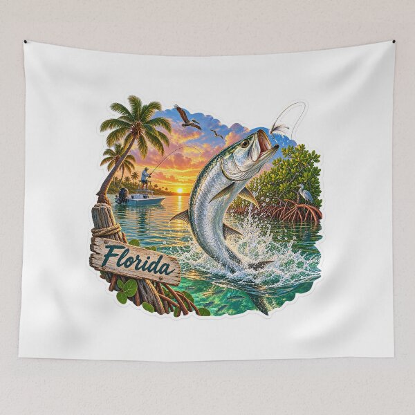 Item preview, Florida Hunting & Fishing designed and sold by Whimspired By Paxx.