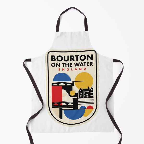 Item preview, Retro Bourton On The Water Bauhaus Geometric Skyline designed and sold by k3rstman1.