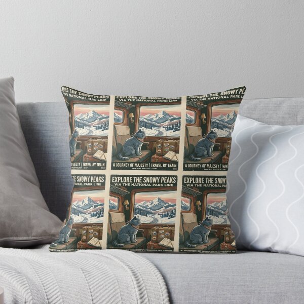 Item preview, British Shorthair Train Traveler designed and sold by PictoVibe.