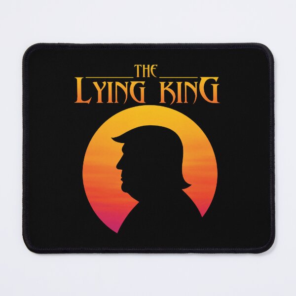 Item preview, Funny The Lying King Political Satire Typography designed and sold by haloochichi.