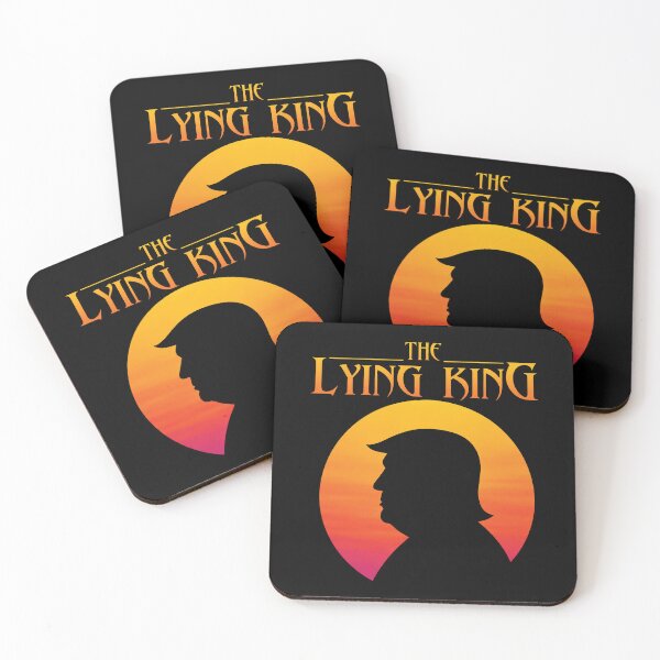 Item preview, Funny The Lying King Political Satire Typography designed and sold by haloochichi.