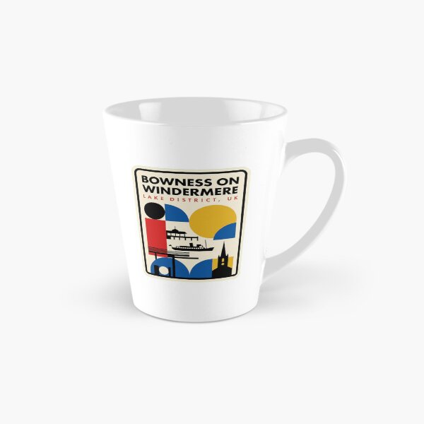 Item preview, Retro Bowness On Windermere Bauhaus Geometric Skyline designed and sold by k3rstman1.