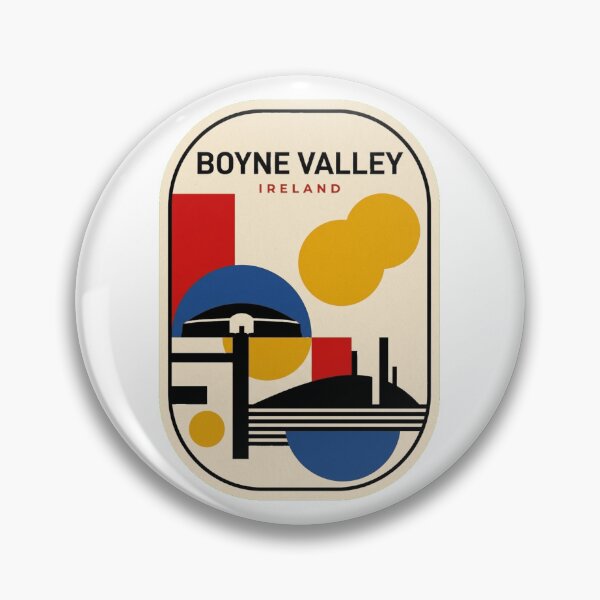 Item preview, Retro Boyne Valley Bauhaus Geometric Skyline designed and sold by k3rstman1.