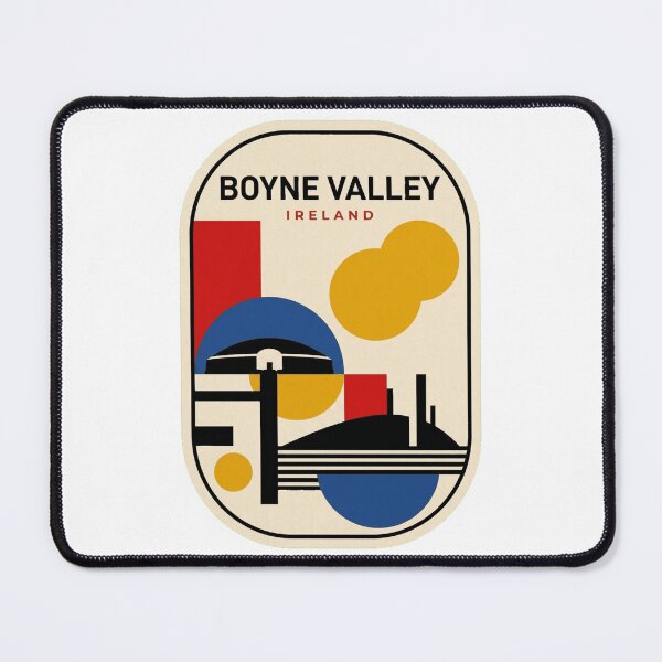 Item preview, Retro Boyne Valley Bauhaus Geometric Skyline designed and sold by k3rstman1.