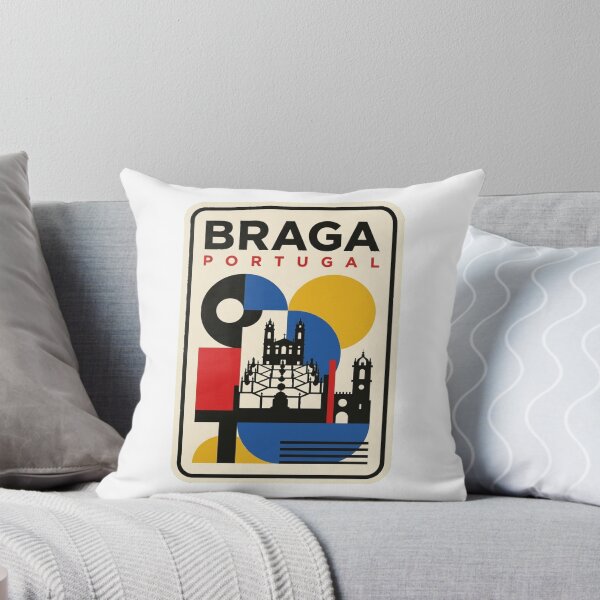 Item preview, Retro Braga Bauhaus Geometric Skyline designed and sold by k3rstman1.