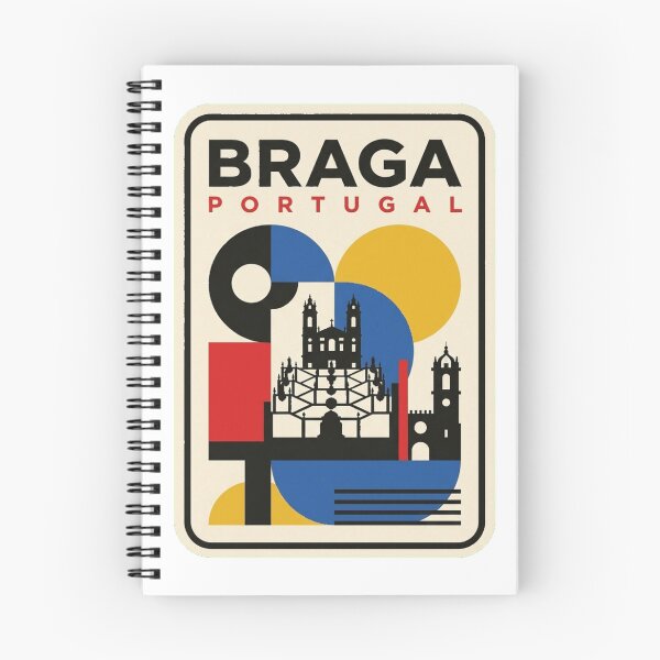 Item preview, Retro Braga Bauhaus Geometric Skyline designed and sold by k3rstman1.