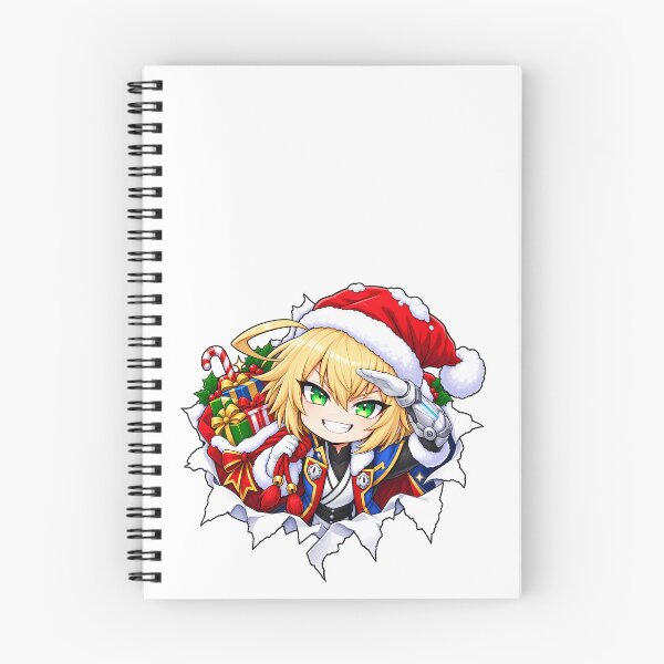 Item preview, Jin Kisaragi BlazBlue Christmas Torn Paper Peek designed and sold by mildaclairmo.