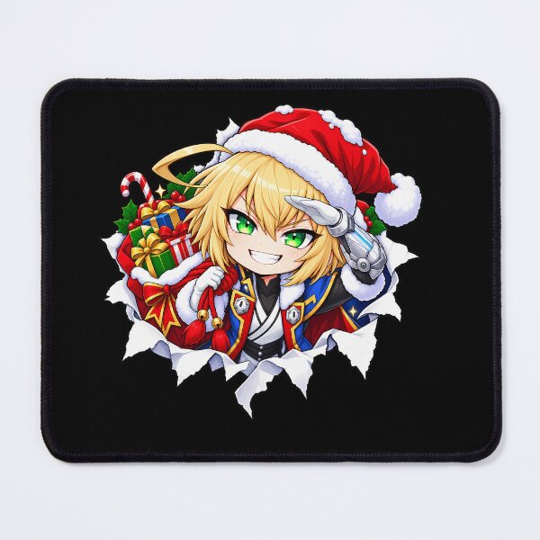 Item preview, Jin Kisaragi BlazBlue Christmas Torn Paper Peek designed and sold by mildaclairmo.