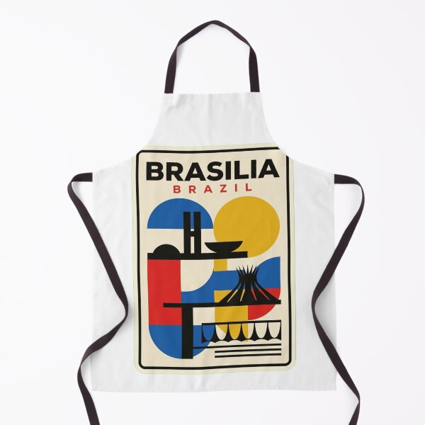 Item preview, Retro Brasilia Bauhaus Geometric Skyline designed and sold by k3rstman1.