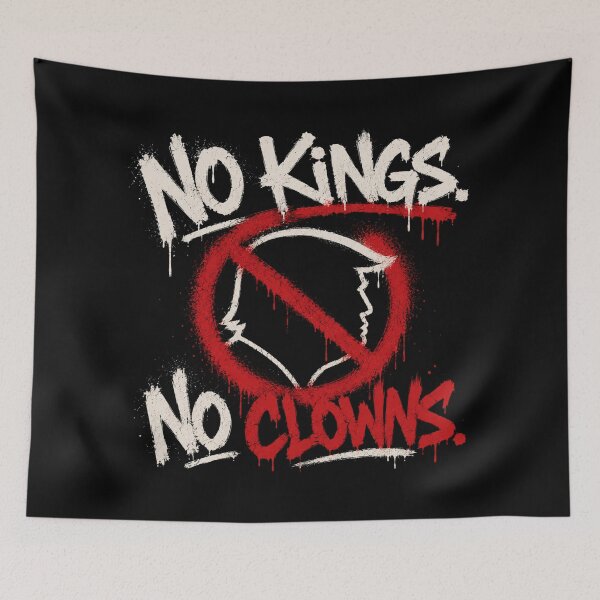 Item preview, Canadian/ US Anti-Trump Pride – No Kings No clowns designed and sold by TEEJAMBOREE.