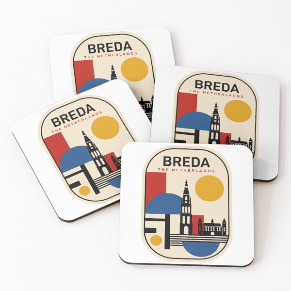 Item preview, Retro Breda Bauhaus Geometric Skyline designed and sold by k3rstman1.