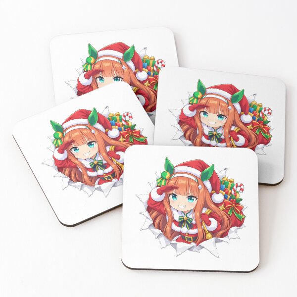 Item preview, Silence Suzuka Uma Musume Christmas Torn Paper Gift designed and sold by mildaclairmo.