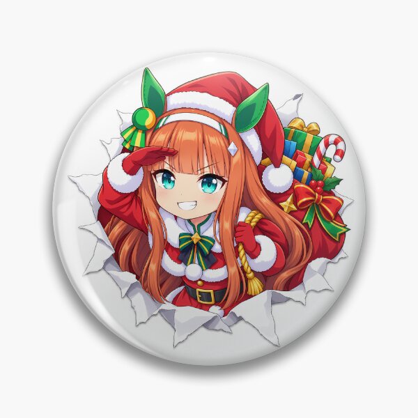 Item preview, Silence Suzuka Uma Musume Christmas Torn Paper Gift designed and sold by mildaclairmo.