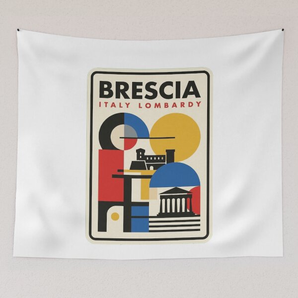 Item preview, Retro Brescia Bauhaus Geometric Skyline designed and sold by k3rstman1.