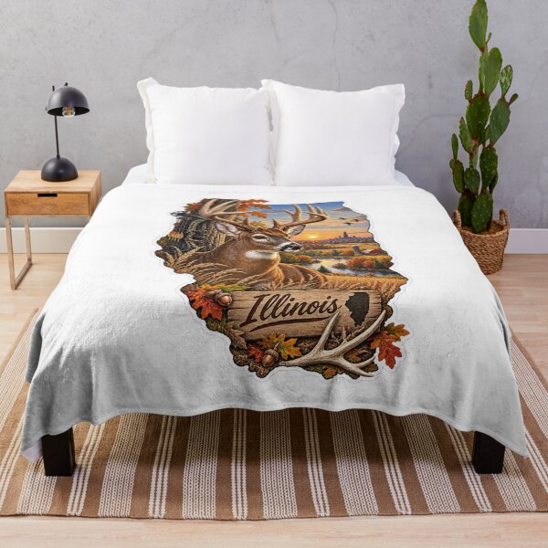 Item preview, Illinois Hunting & Fishing designed and sold by Whimspired By Paxx.