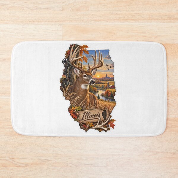Item preview, Illinois Hunting & Fishing designed and sold by Whimspired By Paxx.