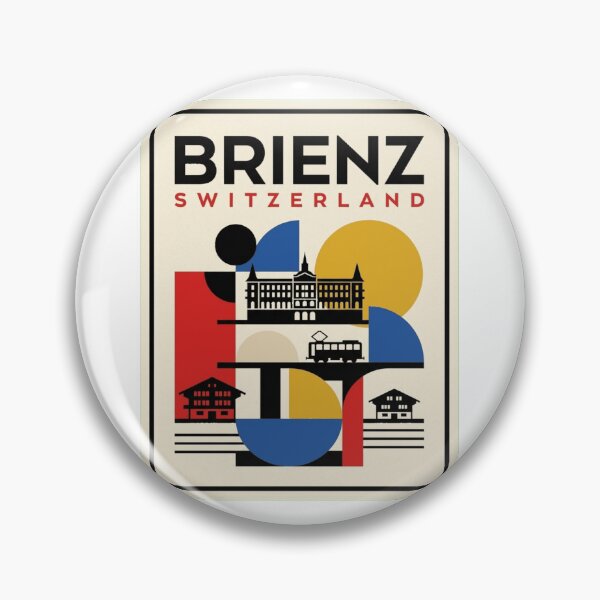 Item preview, Retro Brienz Bauhaus Geometric Skyline designed and sold by k3rstman1.