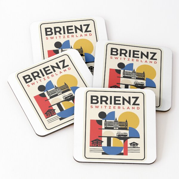 Item preview, Retro Brienz Bauhaus Geometric Skyline designed and sold by k3rstman1.