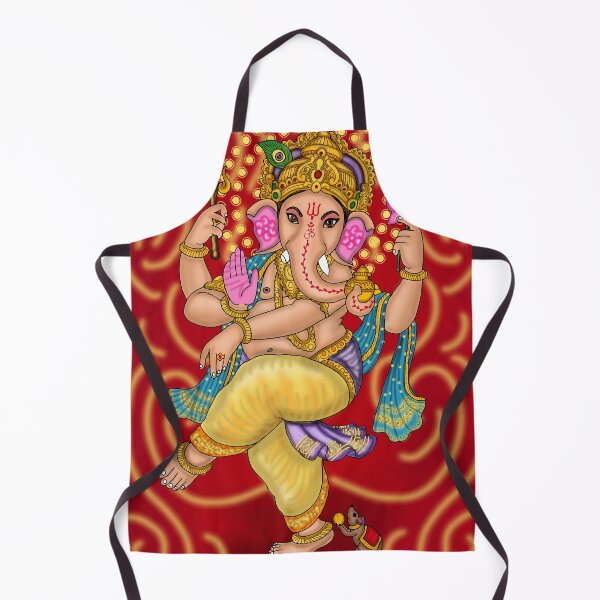 Item preview, Dancing Ganesha Digital Drawing | Hindu God Spiritual Artwork designed and sold by Harshit_Digital_Arts.