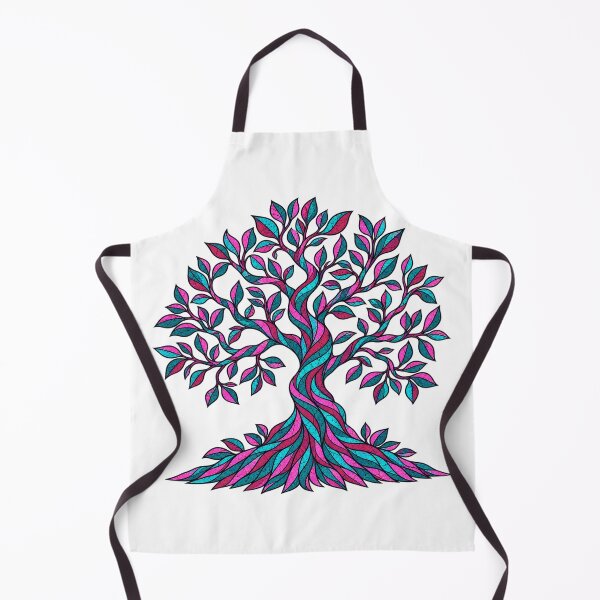 Item preview, Pink and Turquoise Tree of Life – Vibrant Boho Botanical Art designed and sold by Awarrie.