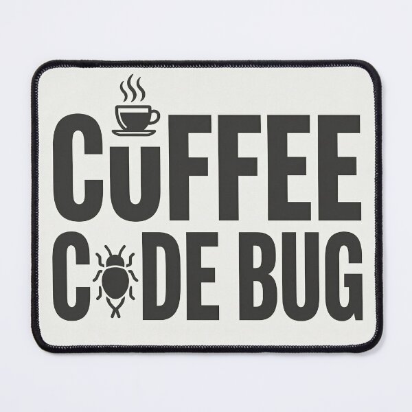 Item preview, Coffee Code Bug Retro Programmer Design designed and sold by DIUMERI.