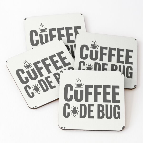 Item preview, Coffee Code Bug Retro Programmer Design designed and sold by DIUMERI.