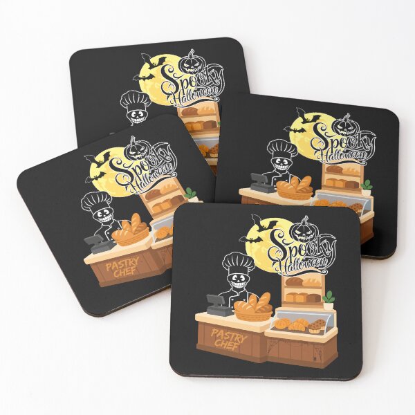 Artikelvorschau, Gruseliges Bäckerei-Shirt mit Skelett-Motiv – Lustiges Halloween-Geschenk für Konditoren entworfen und verkauft von E20STUDIO.