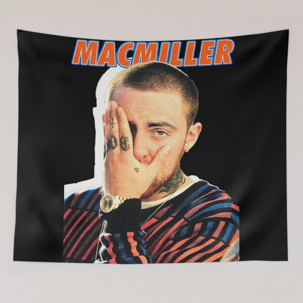 Item preview, Mac Miller Retro Hip Hop Vintage Music Legend designed and sold by Mnx6.