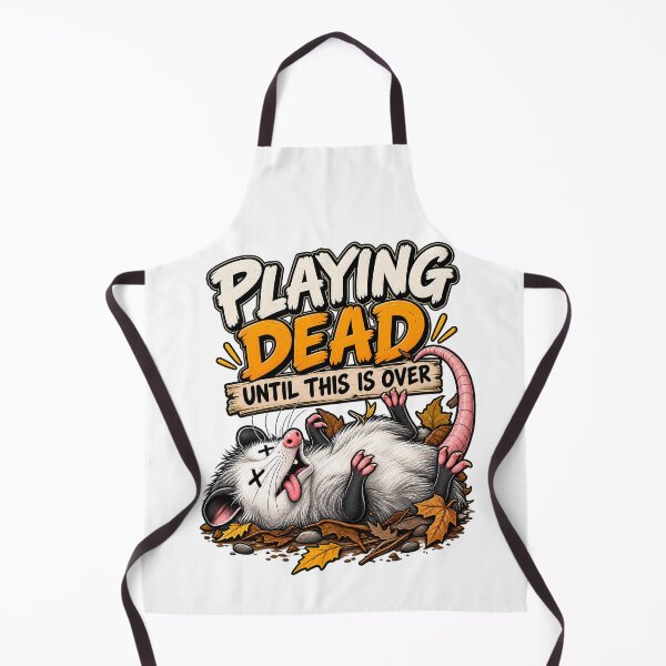 Item preview, Playing Dead Until This Is Over – Funny Opossum Humor designed and sold by Irysek.