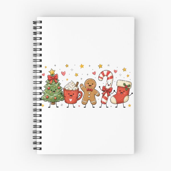 Item preview, Cute Kawaii Christmas Holiday Friends Characters designed and sold by DYAFLK.