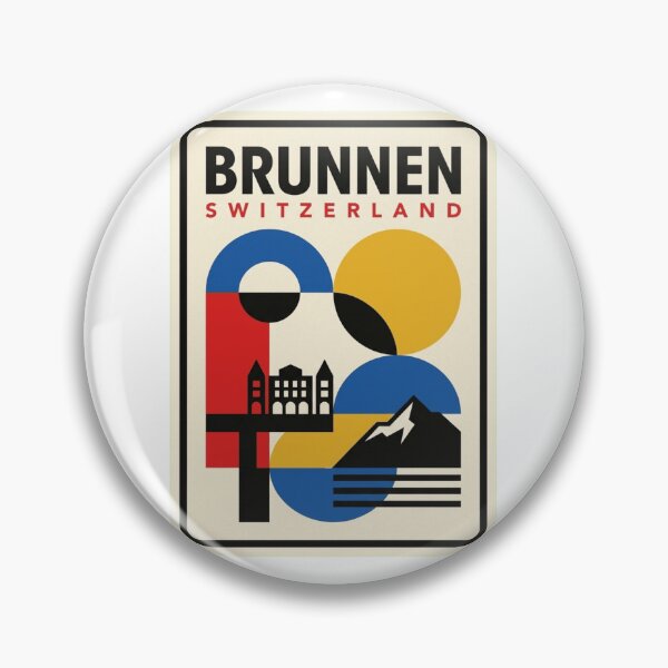 Artikelvorschau, Geometrische Retro-Brunnen-Bauhaus-Skyline entworfen und verkauft von k3rstman1.