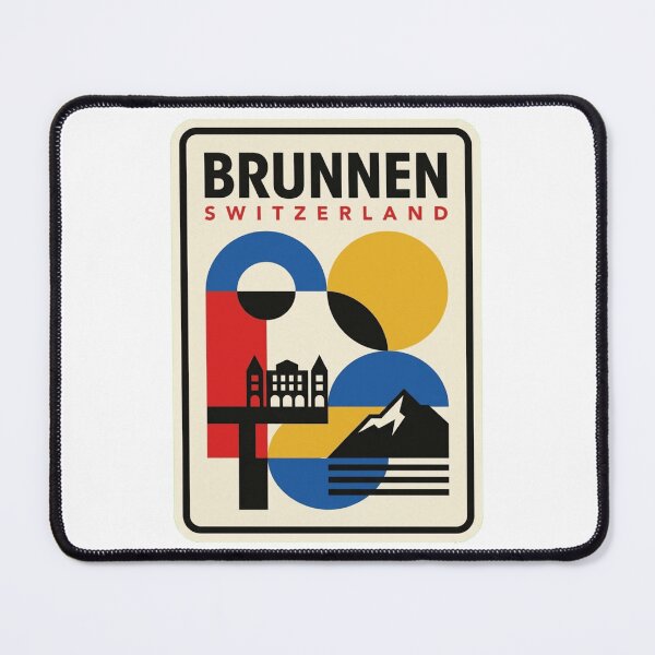 Item preview, Retro Brunnen Bauhaus Geometric Skyline designed and sold by k3rstman1.